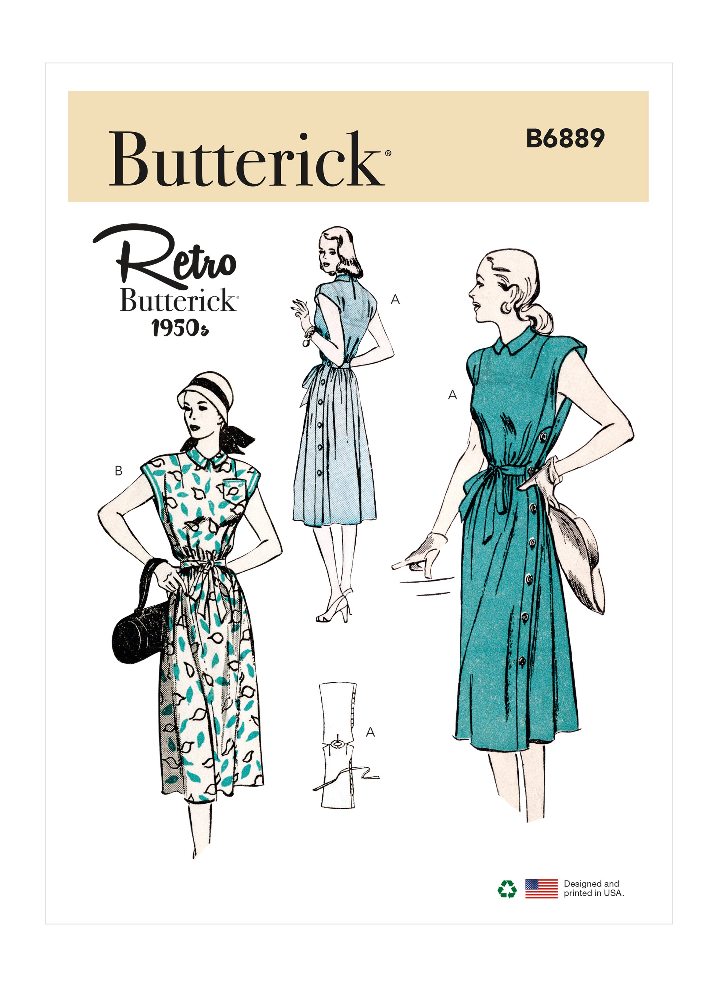 butterick vintage dress patterns Sewing Pattern B6958 Misses' Dress, Tunic and Trousers Century Sewing Pattern Butterick B6682E5 Women's Vintage Dress