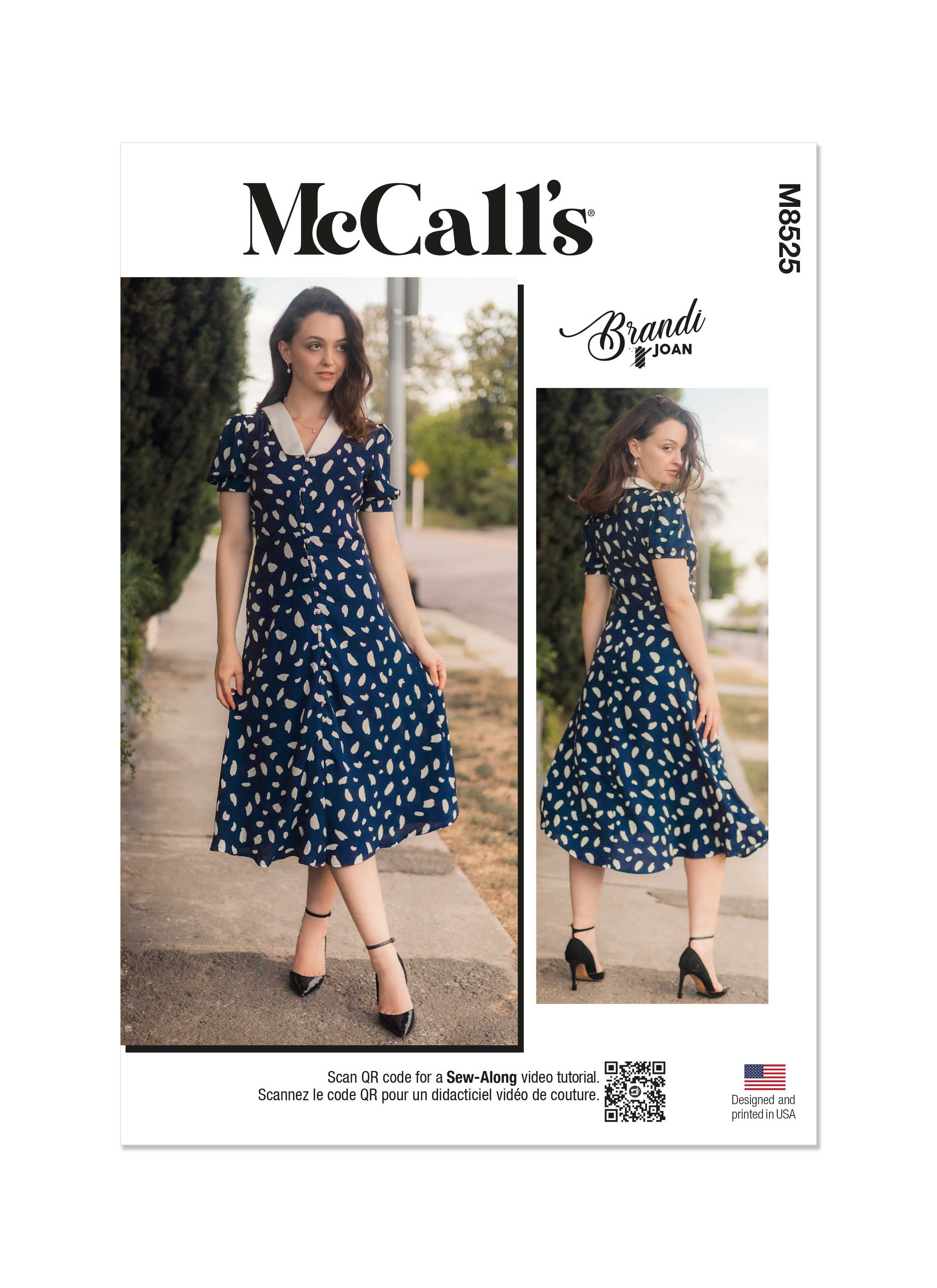 mccalls ladies dress patterns McCall's Sewing Pattern M8553 Misses' Zip Front Dress with Sleeve & Length  Options