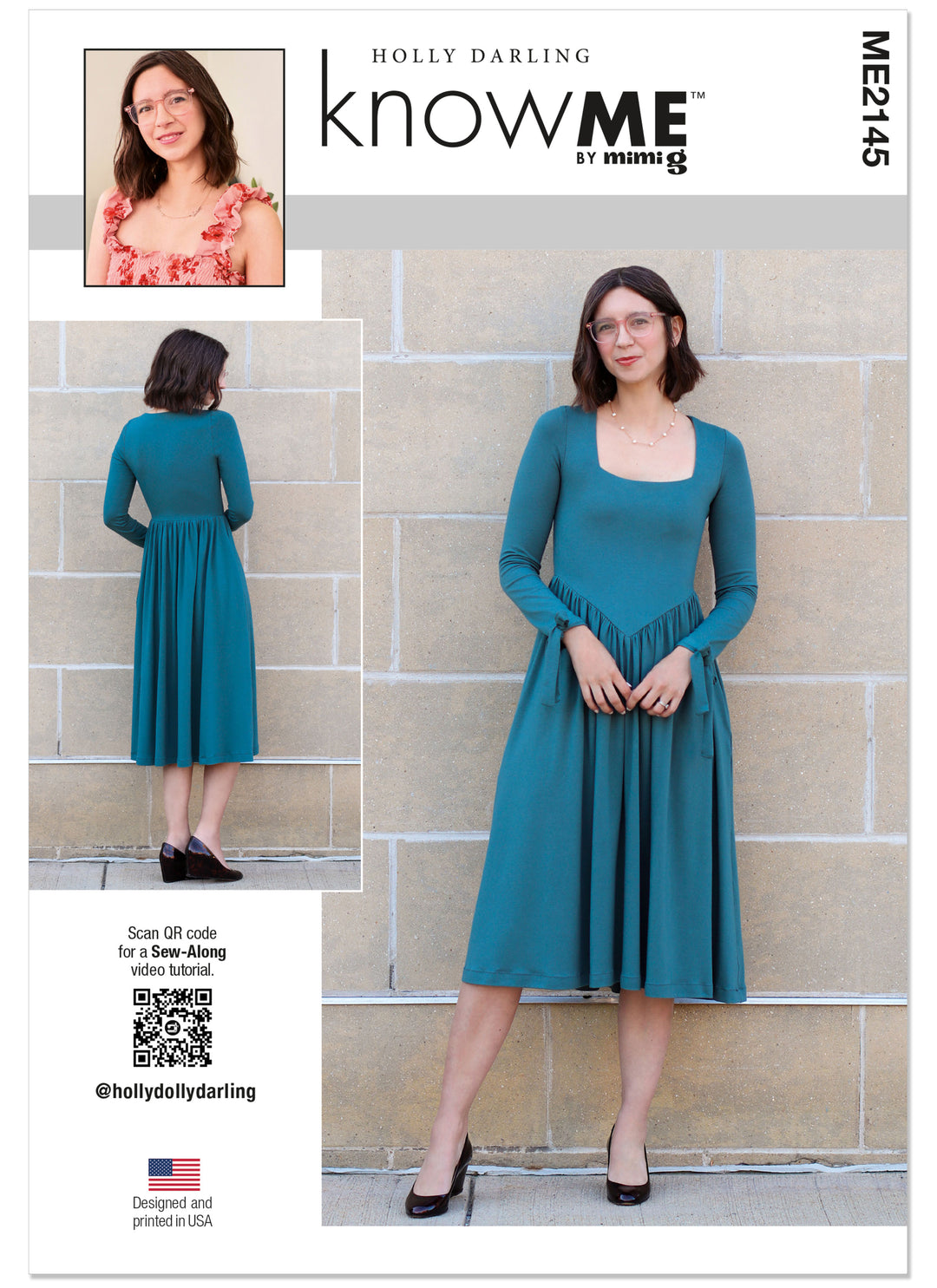 KnowMe Schnittmuster ME2145 Strickkleider für Damen von Holly Darling