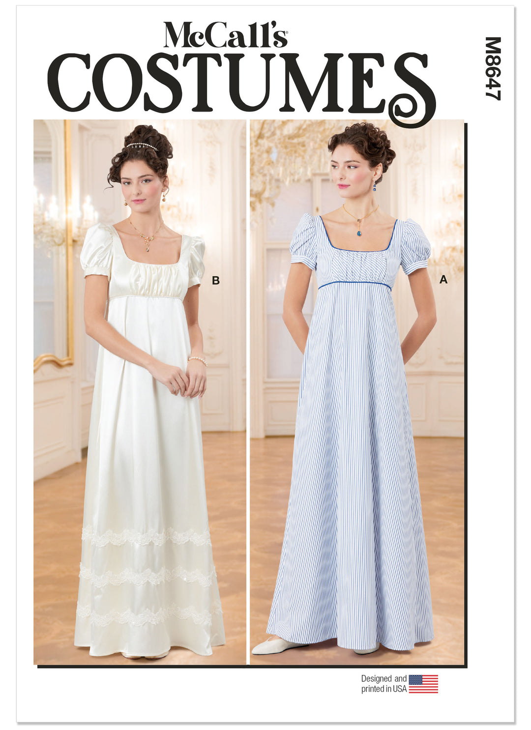 McCall's M8647 – Regency-Kleid für Damen