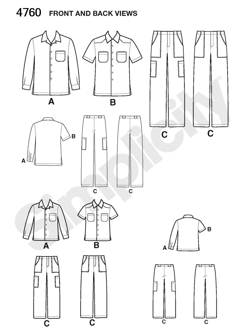 Simplicity Schnittmuster S4760