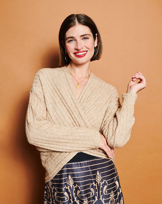 Burda Schnittmuster 5593 – Damen Wickelpullover & Pullunder in 3 Varianten