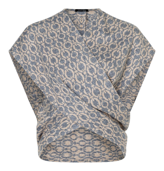 Burda Schnittmuster 5593 – Damen Wickelpullover & Pullunder in 3 Varianten