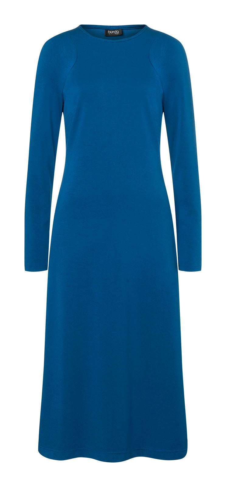 Burda Schnittmuster 5599 – Damen Midi-Schlupfkleid & Lamé-Shirt
