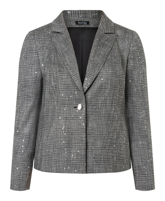 Burda Schnittmuster 5601 – Damen Smoking-Blazer & Spencerjacke Plus Size