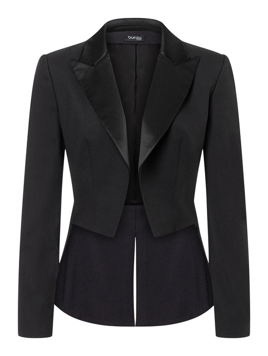 Burda Schnittmuster 5602 Damen Spencer-Blazer in 2 Längen