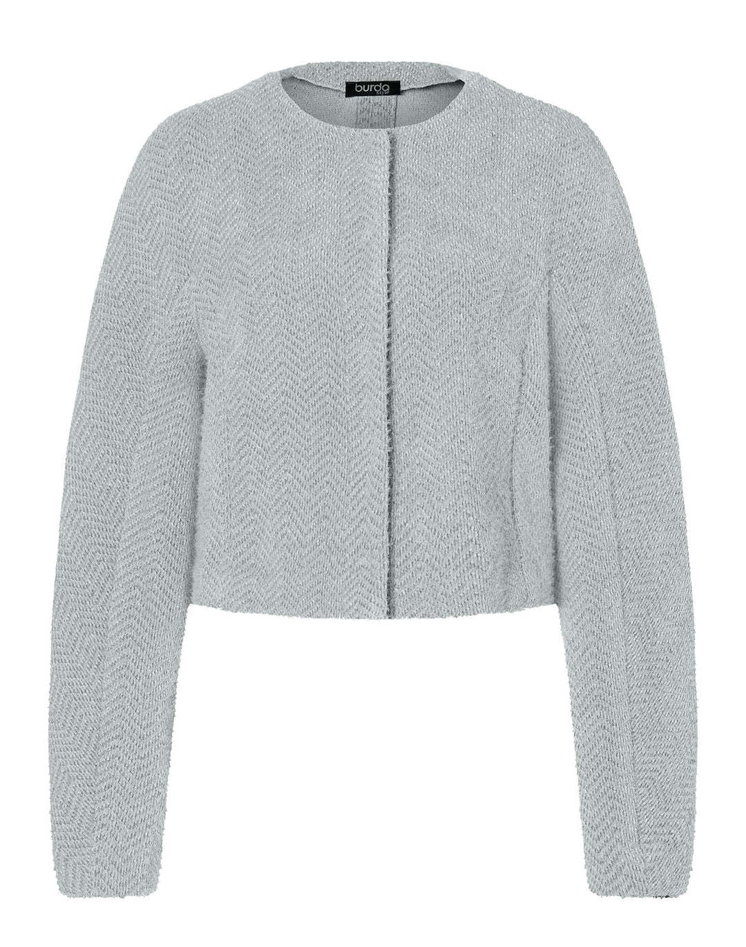Burda Schnittmuster 5607 – Damen Kurzjacke & Steppjacke mit Druckknöpfen