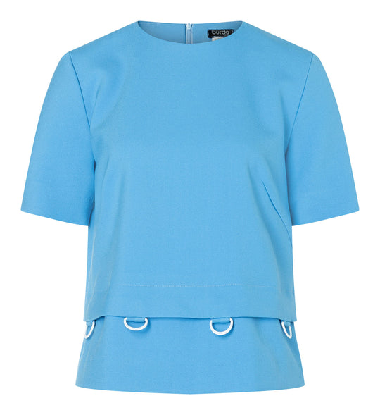 Burda Schnittmuster 5609 – Damen Kleid mit Ballonrock & Kurzarm-Shirt