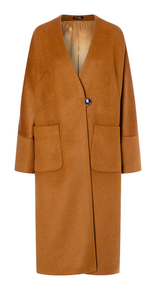 Burda Schnittmuster 5613 – Damen Oversize-Mantel & Kurzmantel