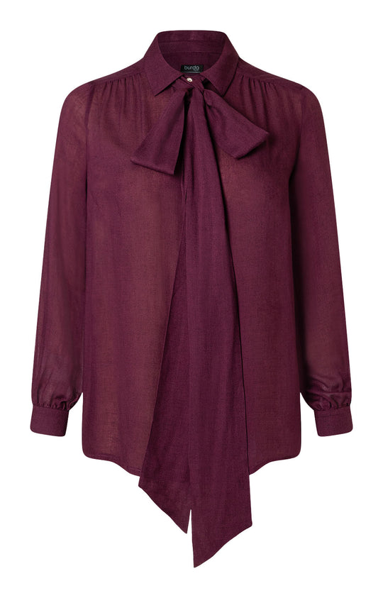 Burda Schnittmuster 5619 – Damen Langarmblusen & Schluppenbluse
