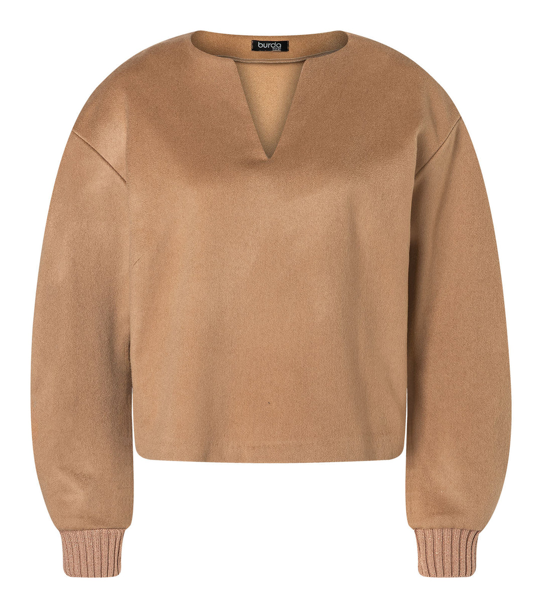 Burda Schnittmuster 5623 – Damen Langarm-Sweatshirts in 2 Varianten