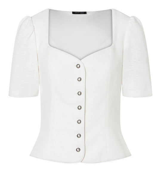 Burda Schnittmuster 5625 – Damen Dirndl-Set mit Mieder, Blusen, Midi-Rock & Schürze