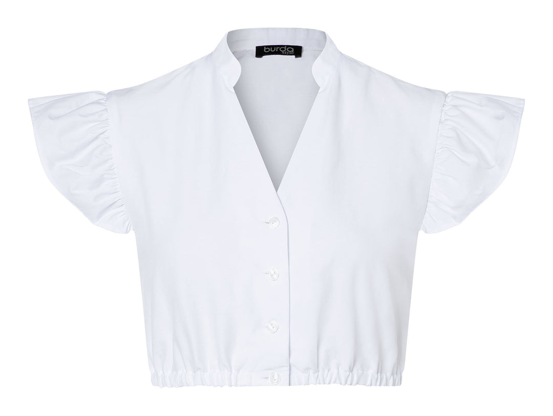Burda Schnittmuster 5625 – Damen Dirndl-Set mit Mieder, Blusen, Midi-Rock & Schürze
