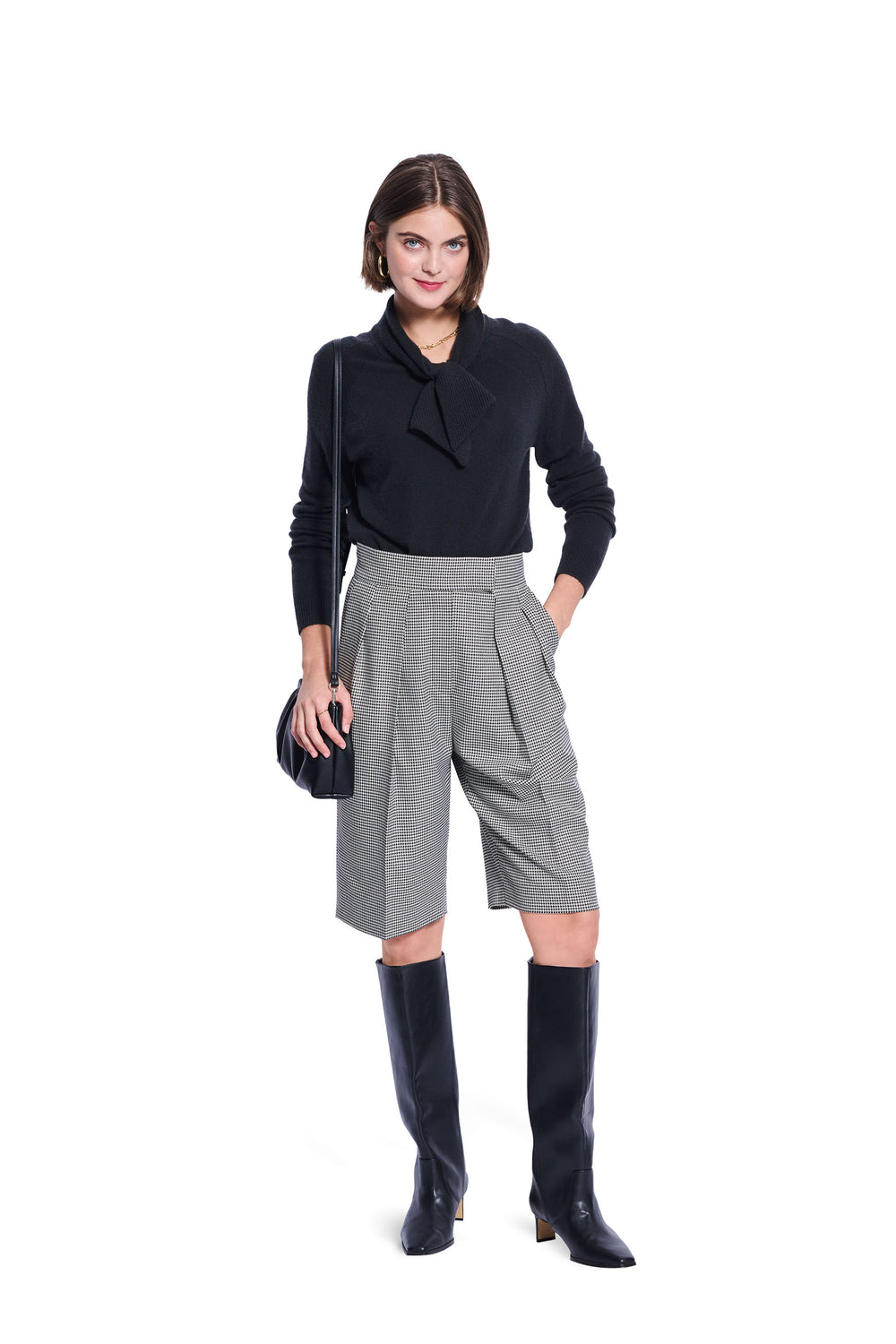 Burda Schnittmuster 5626 – Damen Bundfaltenhose & Bermudashorts
