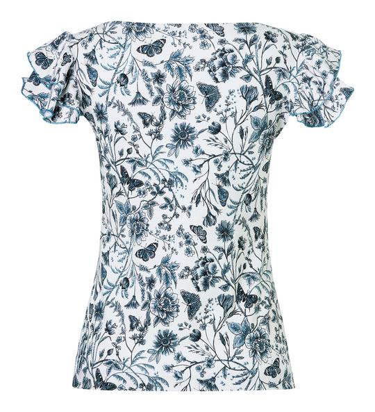 Burda Schnittmuster 5629 – Damen Kurzarm-Tops