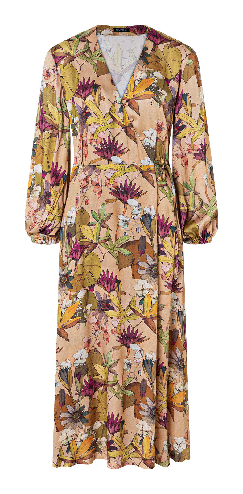 Burda Schnittmuster 5637 – Damen Midi Wickelkleider