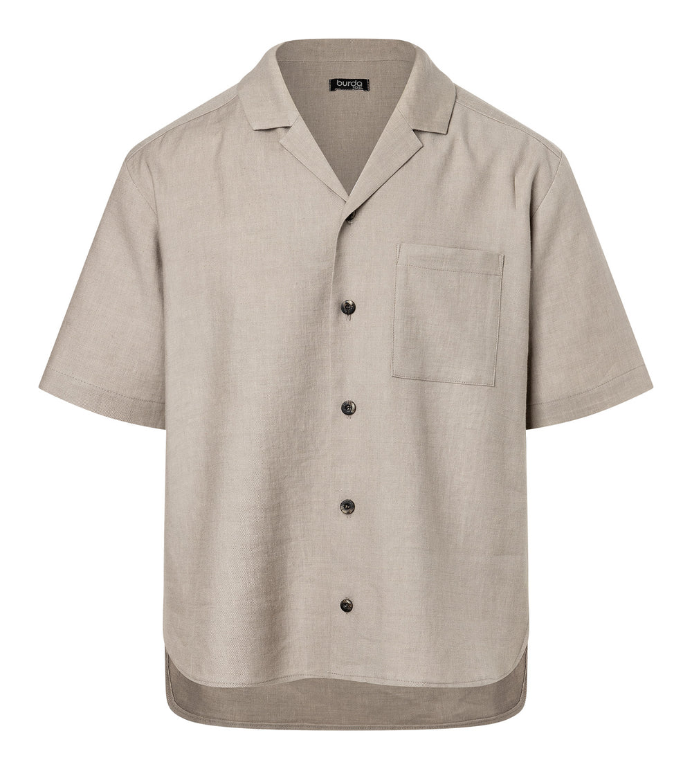 Burda Sewing Pattern 5640 – Men's Shirt & Shorts Set