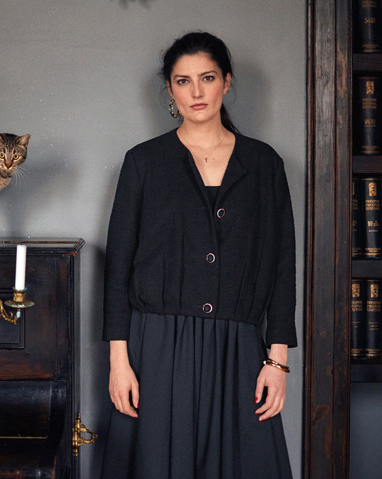 Burda Schnittmuster 5642 - Damen Jacken mit Saumfalten