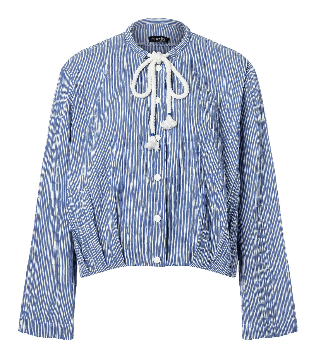 Burda Schnittmuster 5642 - Damen Jacken mit Saumfalten