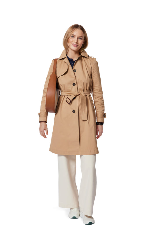 Burda Schnittmuster 5647 – Damen Trenchcoat & Mäntel