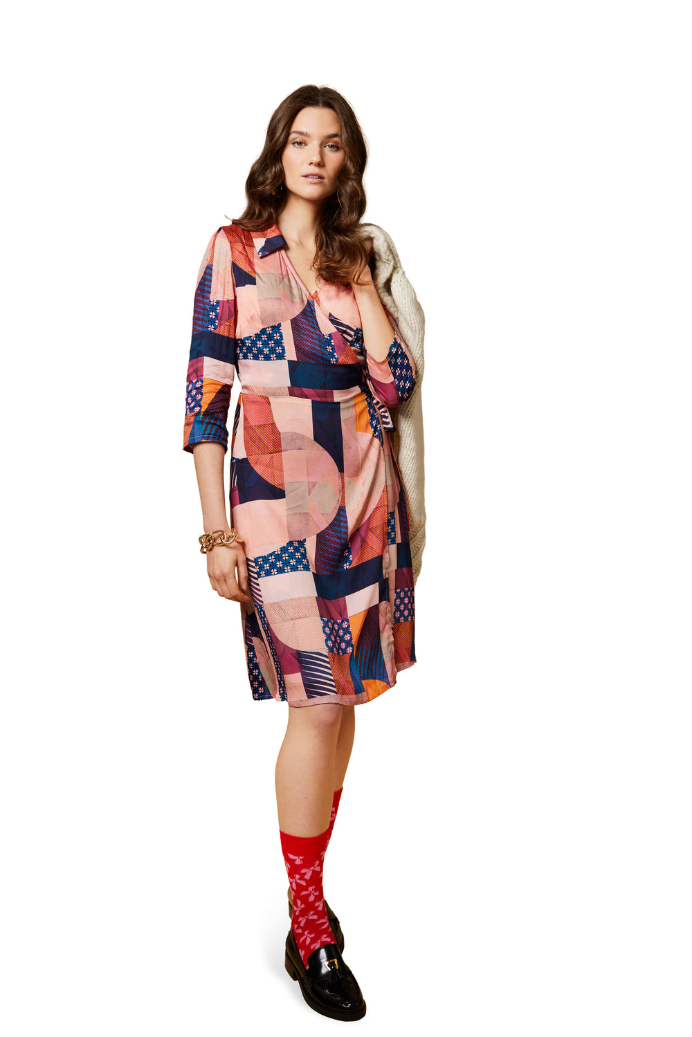 Burda Schnittmuster 5648 – Damen Wickelkleider mit V-Ausschnitt