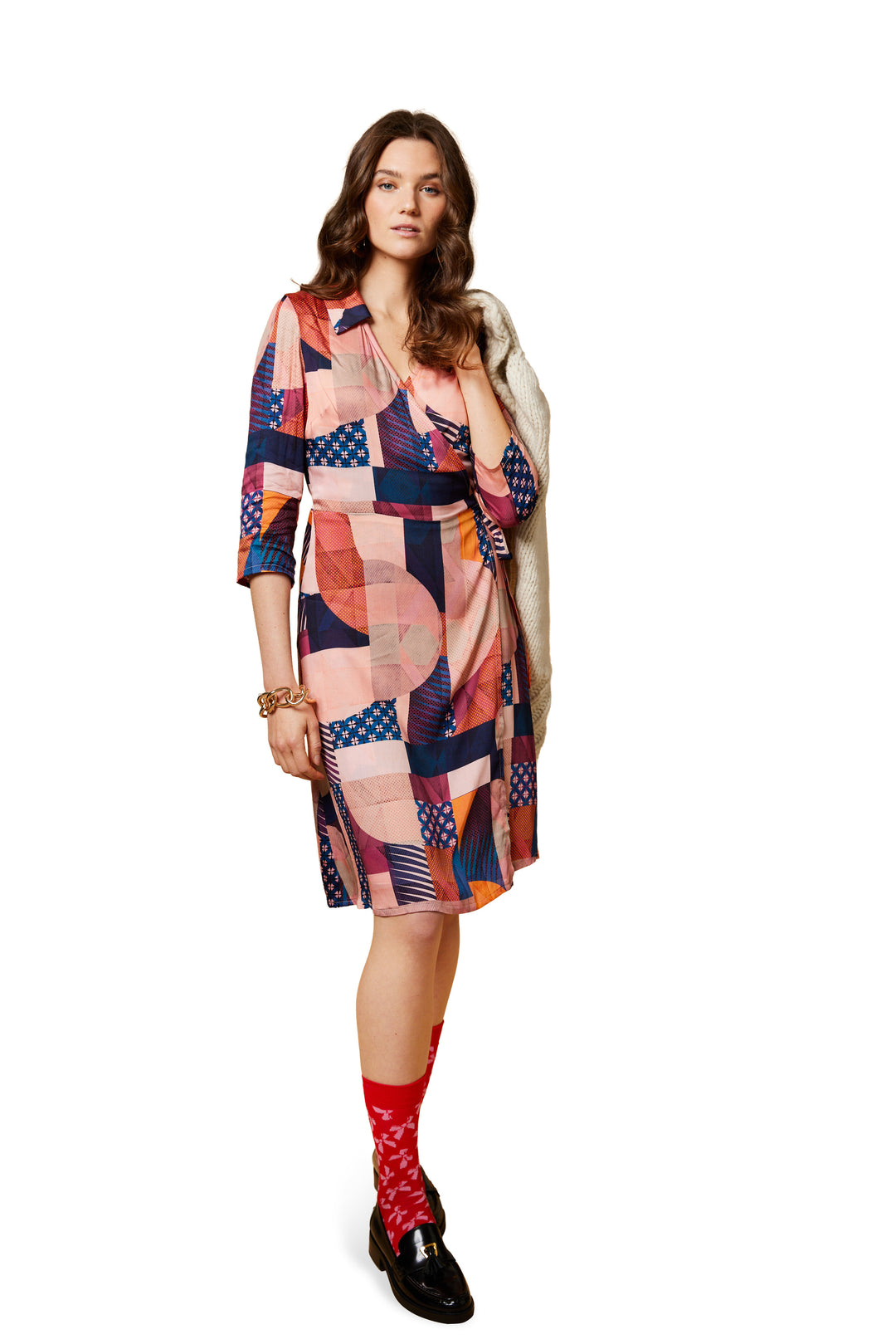 Burda Schnittmuster 5648 – Damen Wickelkleider mit V-Ausschnitt