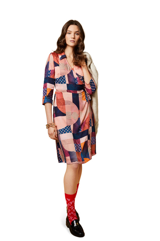 Burda Schnittmuster 5648 – Damen Wickelkleider mit V-Ausschnitt