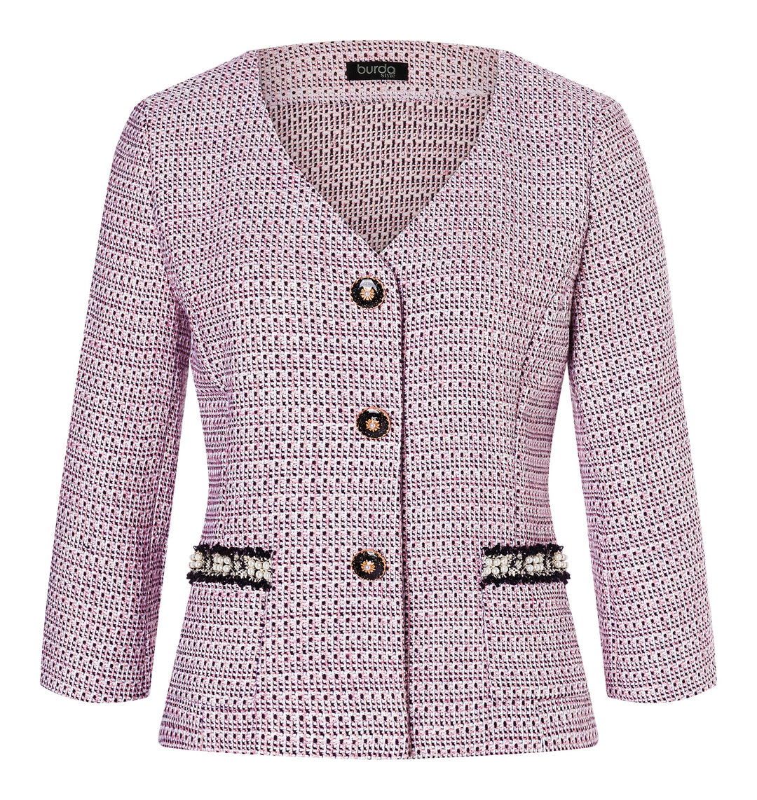 Burda Schnittmuster 5649 – Damen Blazer & Bouclé-Jacken