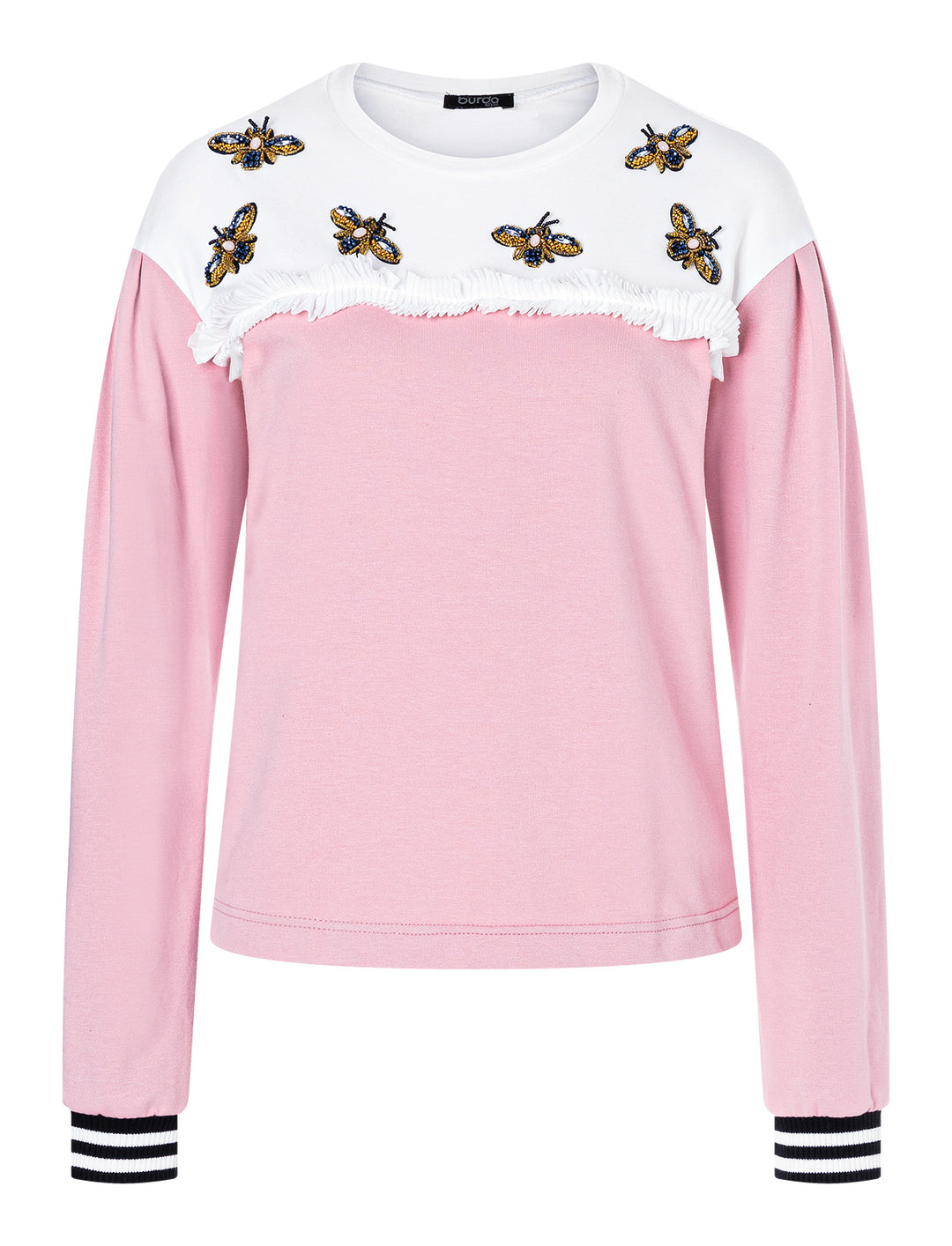 Burda Schnittmuster 5650 – Damen Sweatshirts im Casual- & Streetstyle