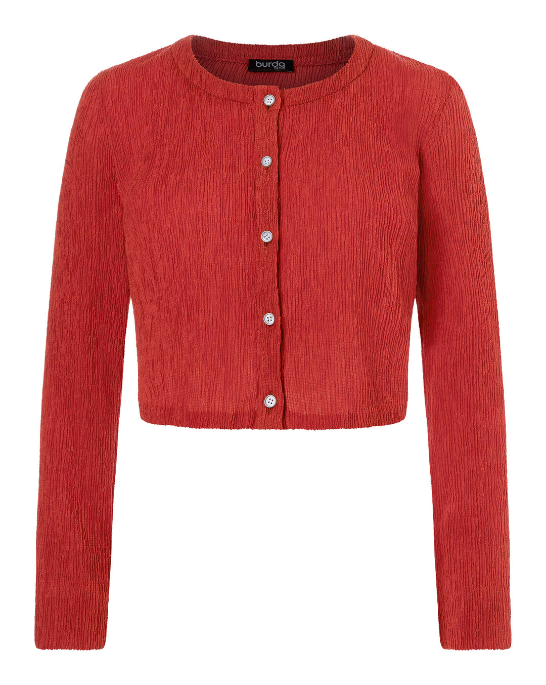 Burda Schnittmuster 5652 – Damen Strickkleid & Cardigan im French-Chic