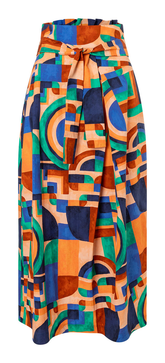 Burda Schnittmuster 5653 – Damen Midi Faltenröcke mit modernem Twist