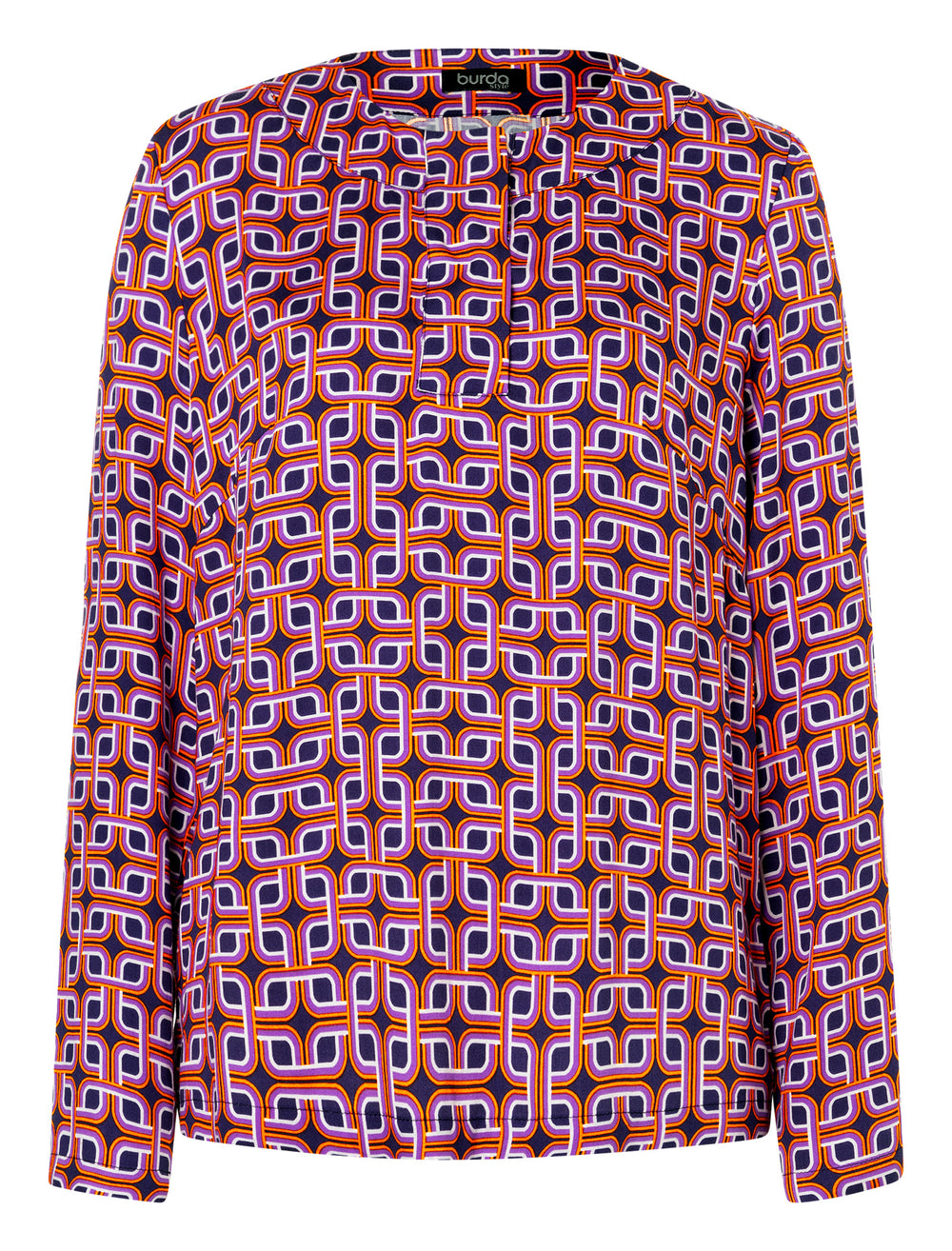 Burda Schnittmuster 5655 – Damen Lockere Blusen mit Statement-Details