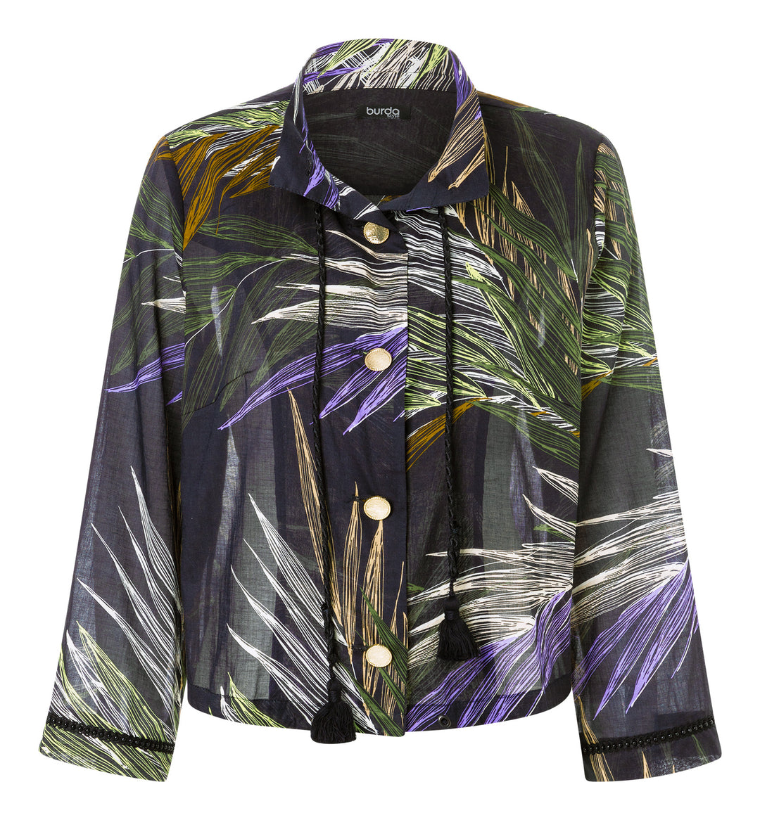 Burda Schnittmuster 5656 – Damen Parka & Blusenjacke mit Stil