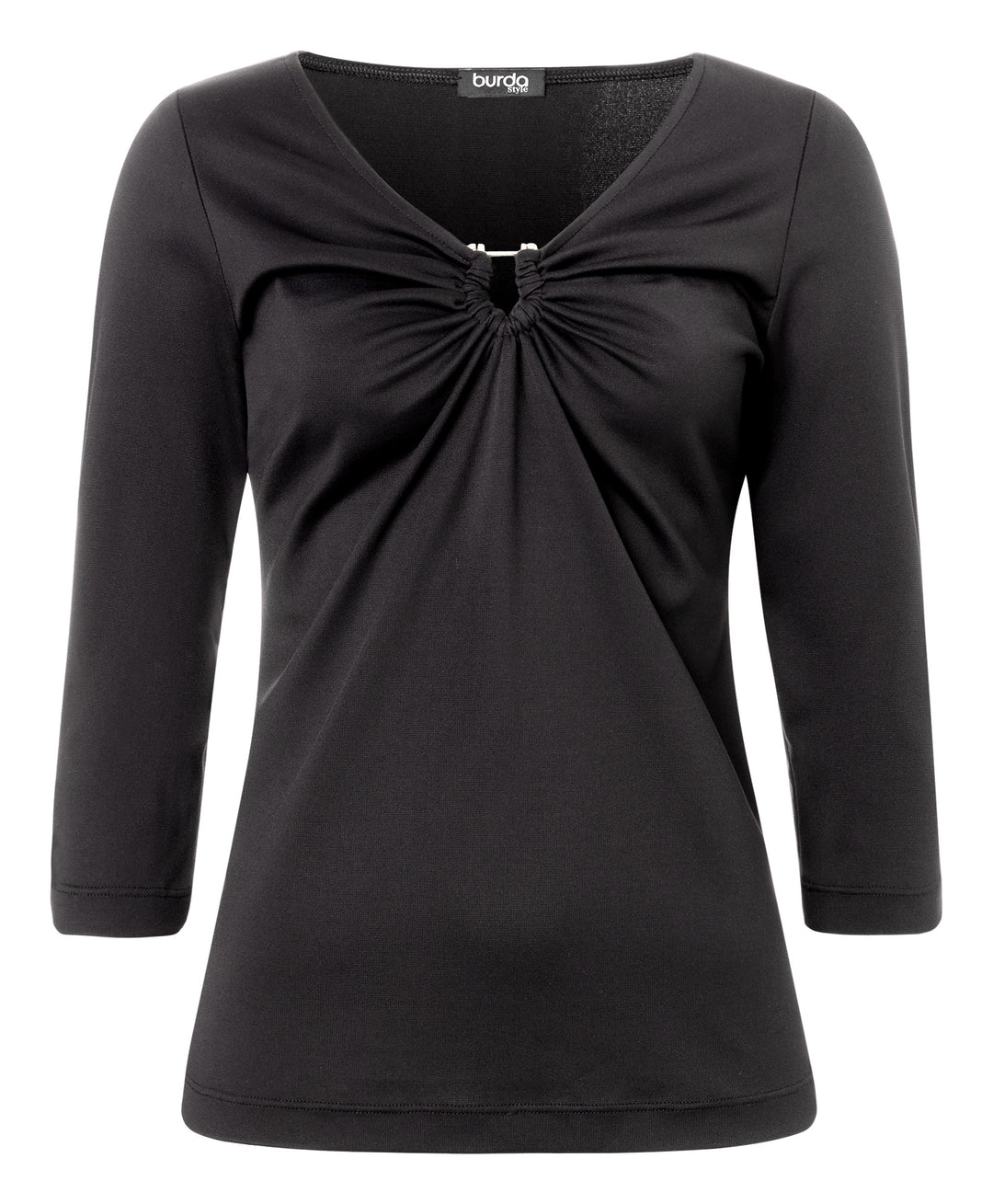 Burda Schnittmuster 5658 – Damen Jerseykleid & Bluse mit raffinierten Details