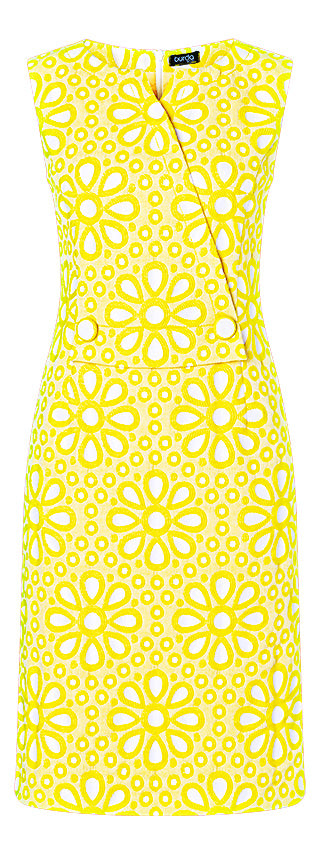 Burda Schnittmuster 5659 – Damen Etuikleid im 60er-Jahre Stil