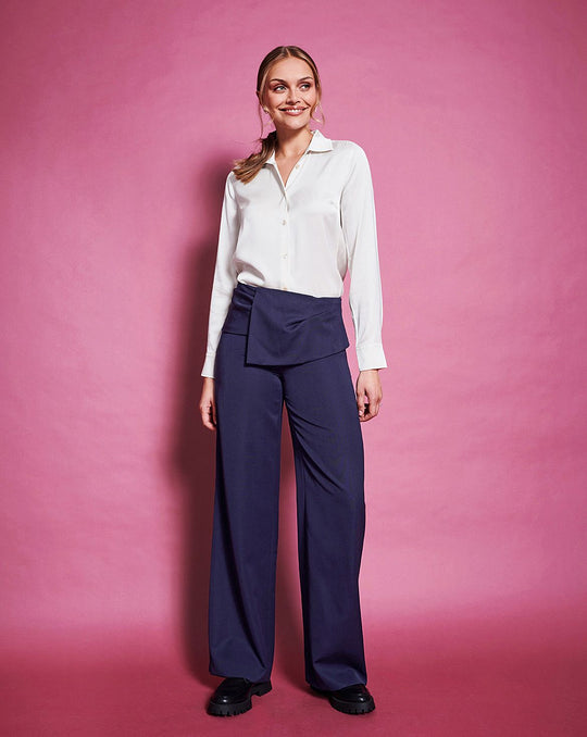 Burda Schnittmuster 5663 – Damen Jubiläums-Modell raffinierte Hosen „Carolyn“