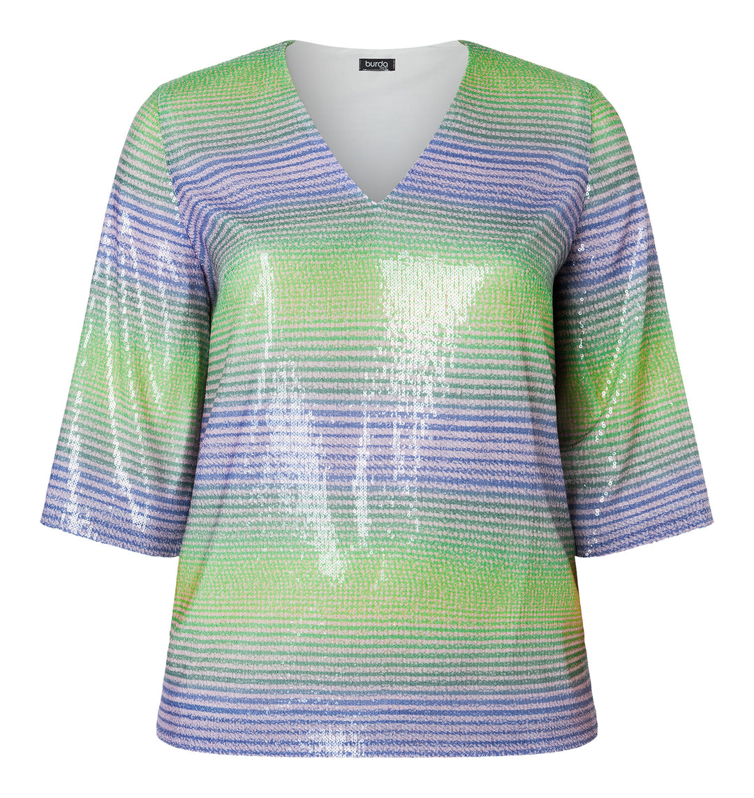 Burda Schnittmuster 5665 – Damen Tunika-Blusen mit modernem Twist