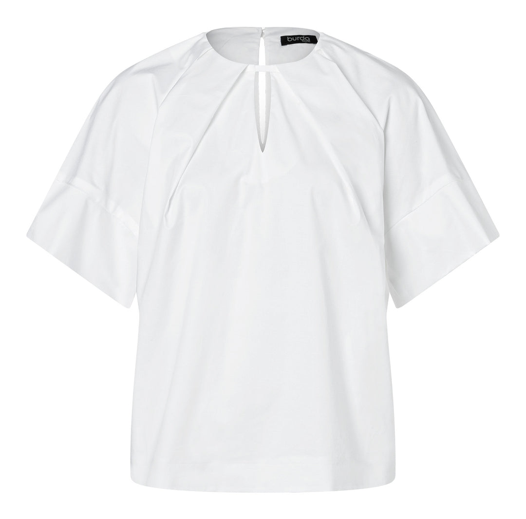 Burda Schnittmuster 5666 – Damen Raffinierte Blusen mit Falten-Details