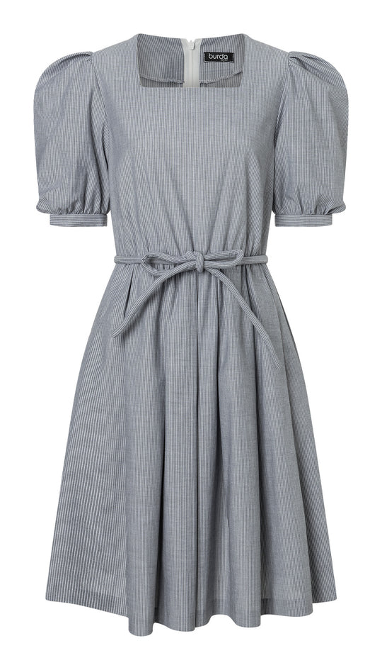 Burda Schnittmuster 5668 – Damen Midi-Kleider mit Retro-Charme