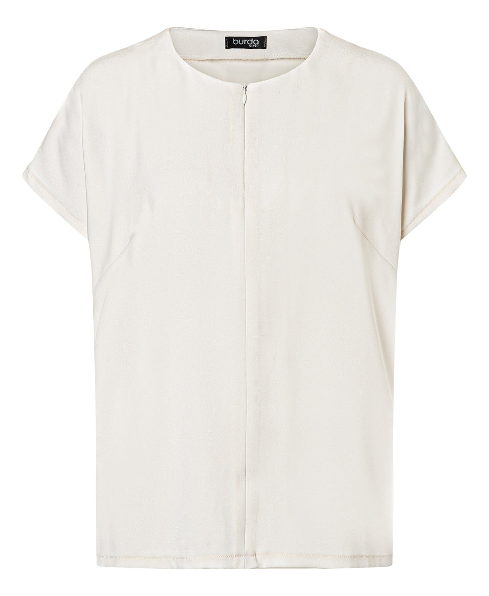 Burda Schnittmuster 5673 – Damen Kurzarm-Blusen mit modernen Details