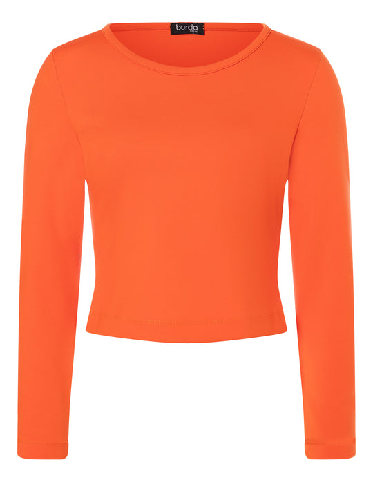 Burda Schnittmuster 5674 – Damen Langarm-Shirts mit modischen Details