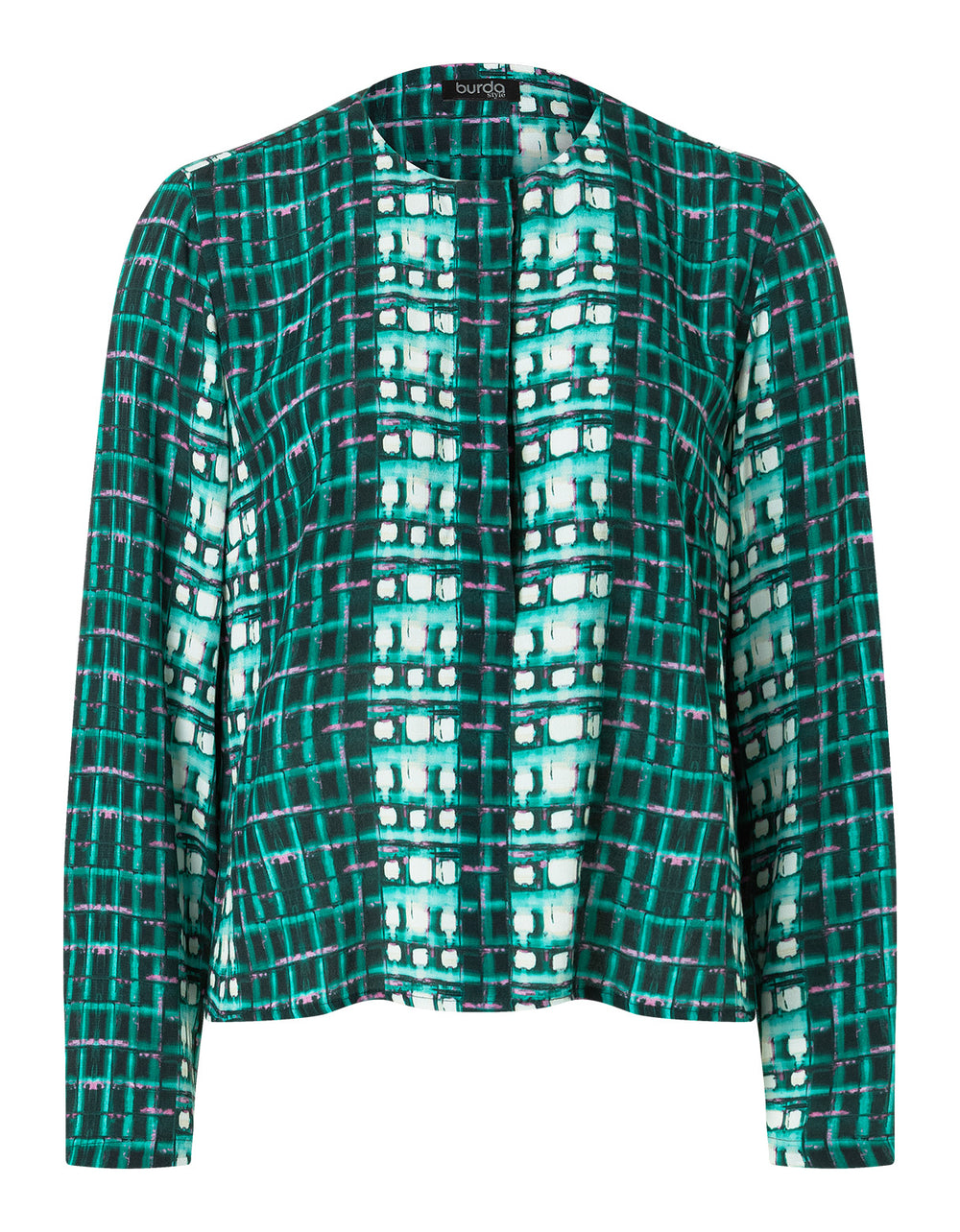 Burda Schnittmuster 5678 – Damen Blusenkleid & Bluse im Sixties-Look