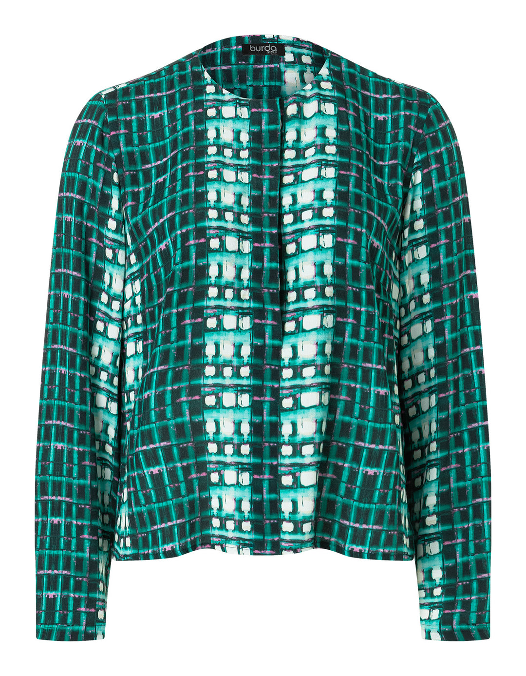 Burda Schnittmuster 5678 – Damen Blusenkleid & Bluse im Sixties-Look