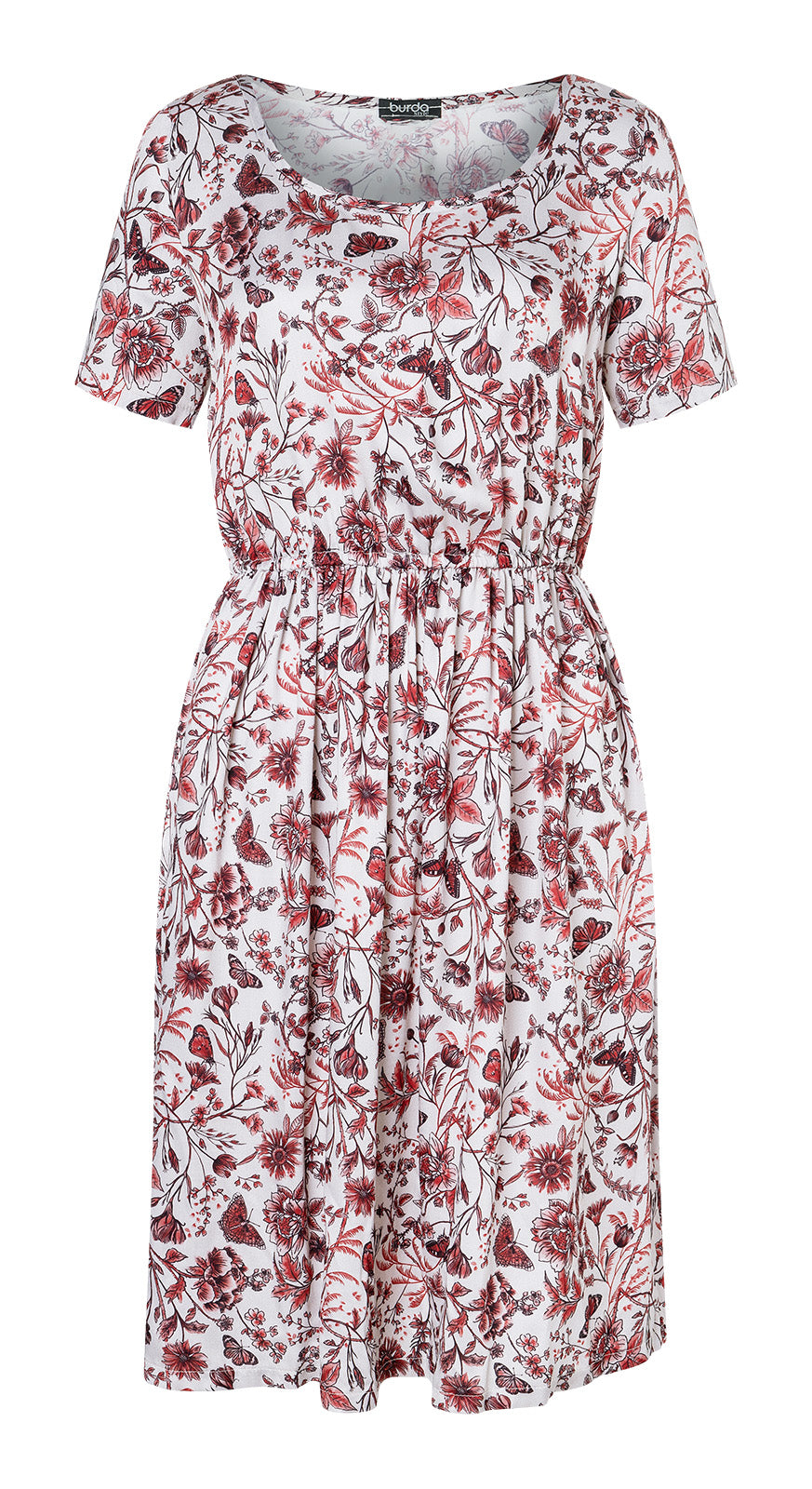 Burda Schnittmuster 5686 – Damen Sommerkleider mit betonter Taille