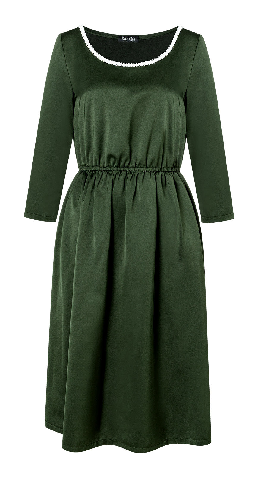 Burda Schnittmuster 5686 – Damen Sommerkleider mit betonter Taille