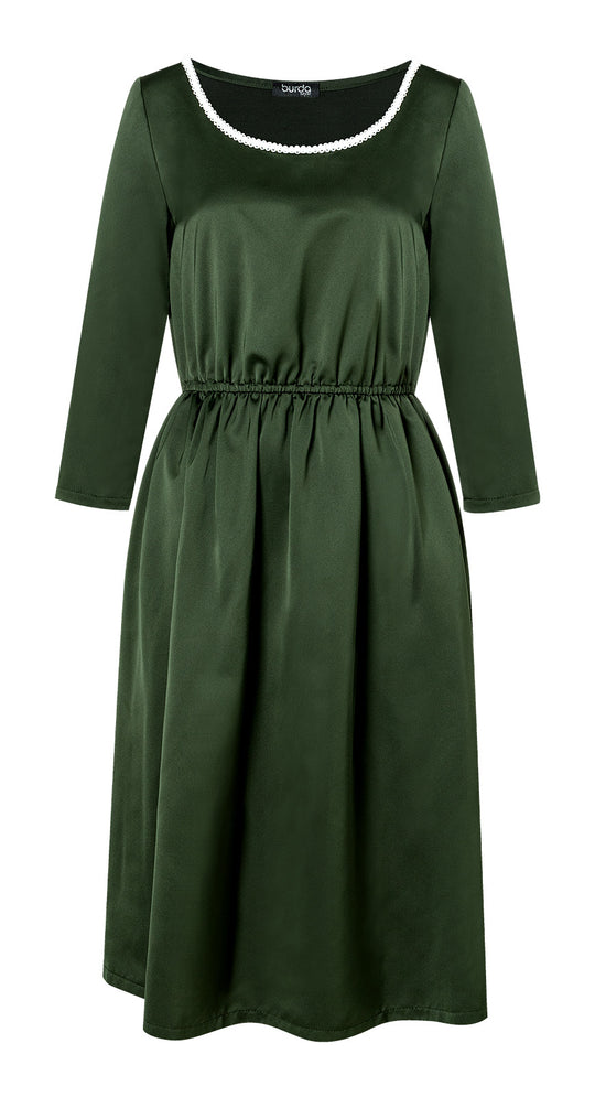 Burda Schnittmuster 5686 – Damen Sommerkleider mit betonter Taille