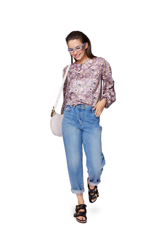 Burda Schnittmuster 5687 – Damen Blusen mit Puffärmeln (burda easy)