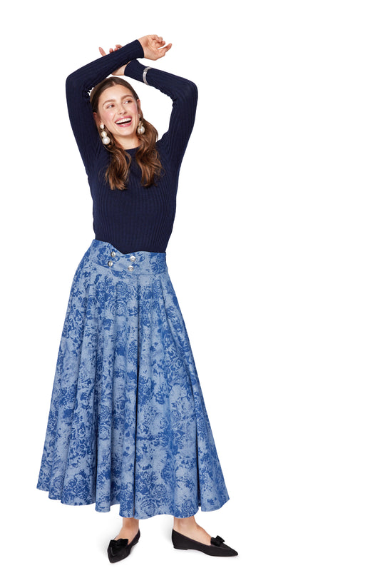 Burda Schnittmuster 5690 – Damen Glockenröcke in drei Varianten (easy)