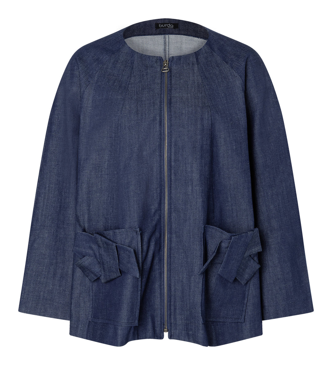 Burda Schnittmuster 5695 – Damen Jacken mit großen Taschen (2 easy Varianten)