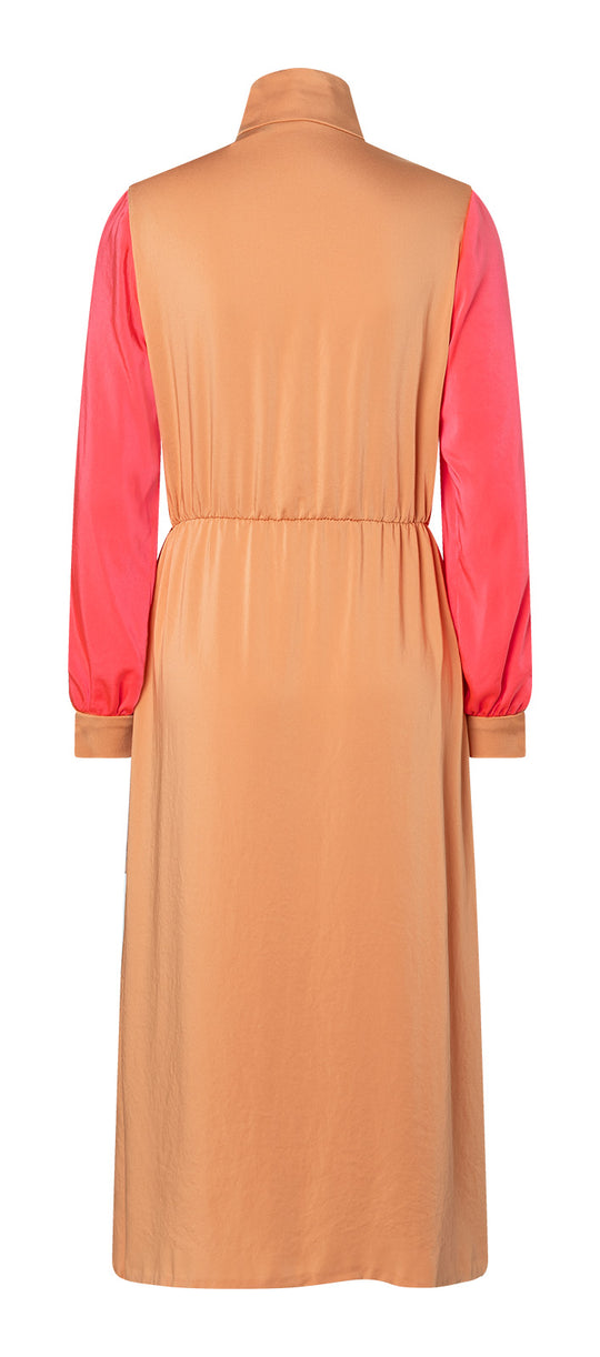 Burda Schnittmuster 5696 – Taillierte Damenkleider mit Color-Blocking & Schluppe